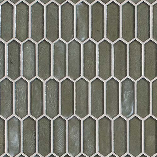 Glass Mosaic sheet tile in Pixie Grigia 6mm