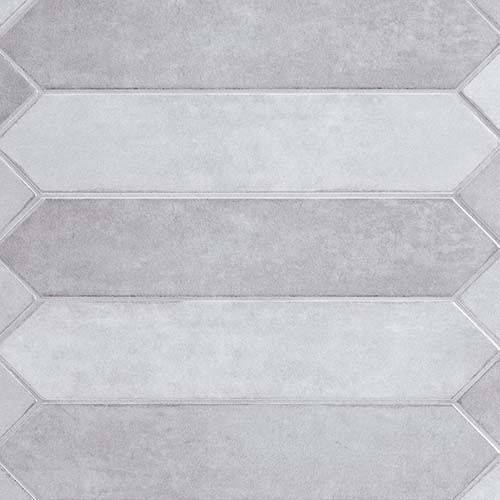 Ceramic tile in Renzo Sterling Pickett 2.5x13 Glossy