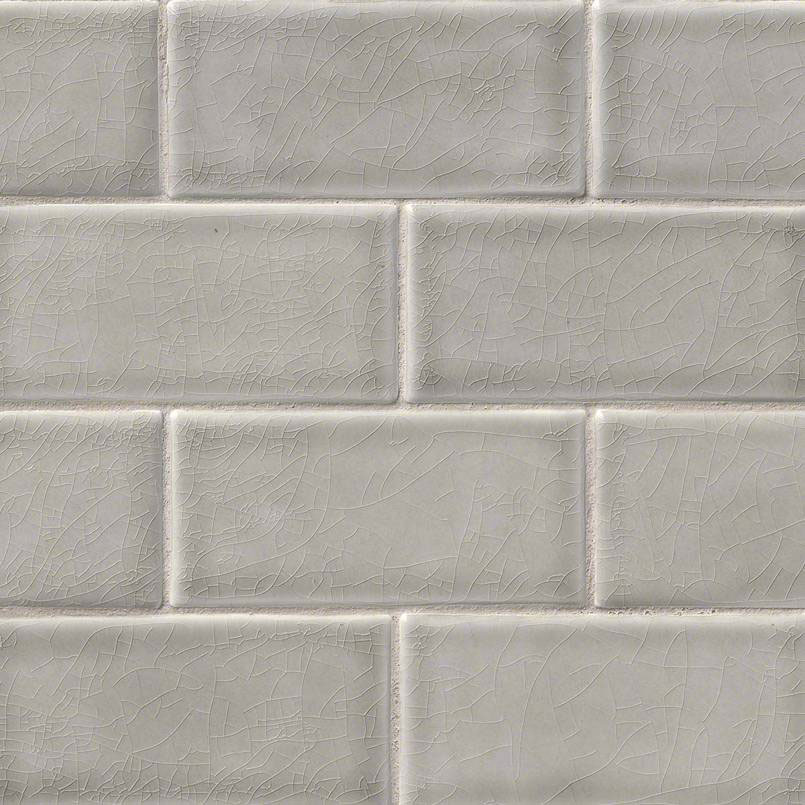 Ceramic tile in Dove Gray 3x6