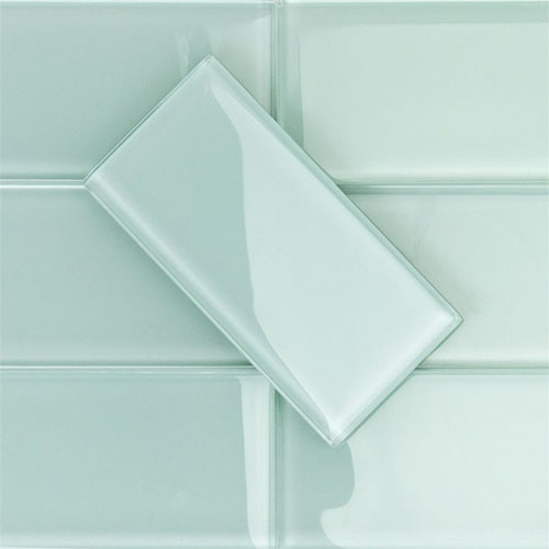 soh-crystal-3x6-polished-seafoam-green Crystal Seafoam Green 3x6 Polished Glass Tile