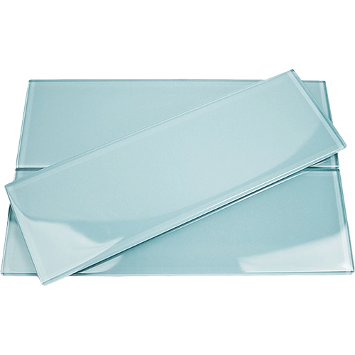 Crystal Turquoise 4x12 Polished Glass Tile