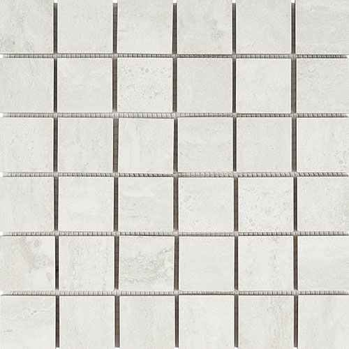 Everyday Travertine Cotton 2x2 Mosaic Porcelain Tile