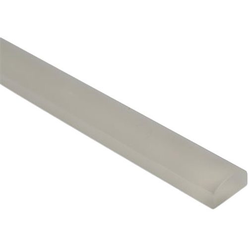 Glass Pencil True Beige Frosted 3/4x12 Glass Trim