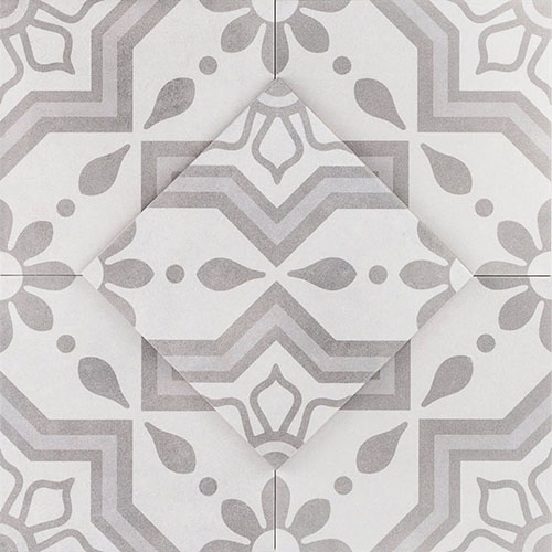 Havana Silver Sky 9x9 Porcelain Tile