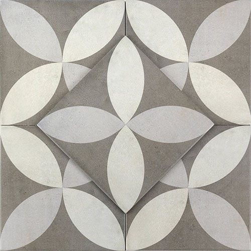 Hermosa Saatchi 9x9 Porcelain Tile