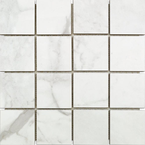 Kashmir Luni Blanco 3x3 Mosaic Porcelain Tile