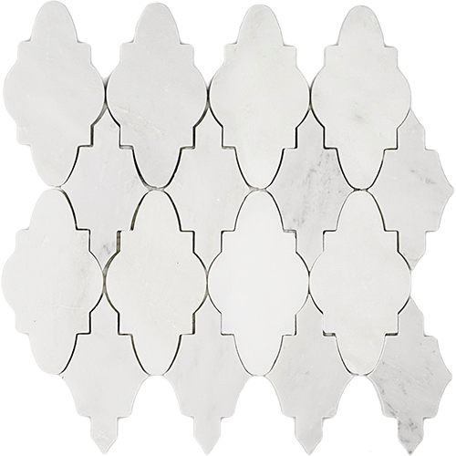 MJ Sabino Asian Statuary Polished and Honed Marble Tile