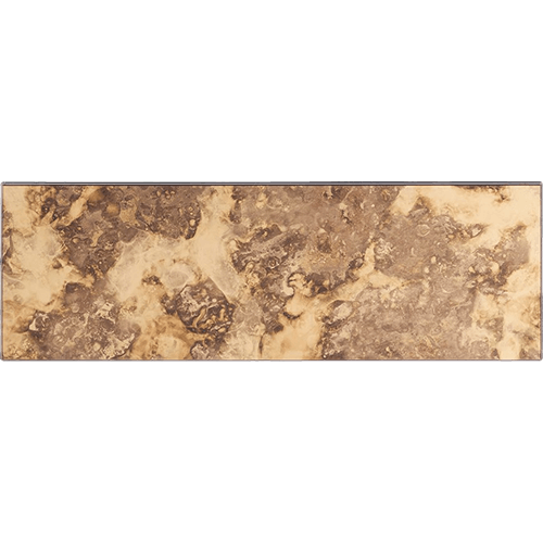 Old World Antique Mirror Oro 6x18 Glass Tile