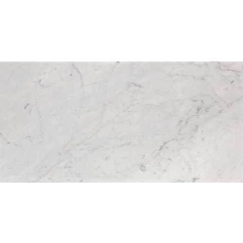 Open Space White Carrera "C" 16x32 Polished Marble Tile