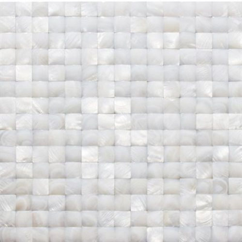 Pearl Dome White 3D Shell Tile