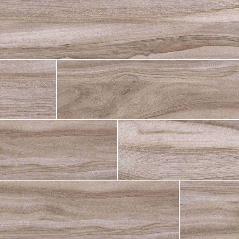 Porcelain tile in Aspenwood Ash