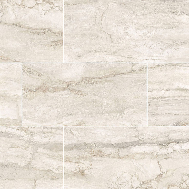 Porcelain tile in Bernini Bianco 12x24 Polished