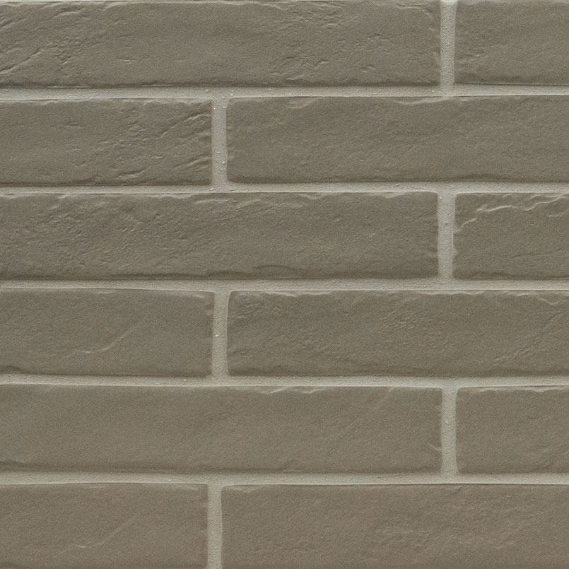 Porcelain tile in Brickstone Putty Brick 2x10