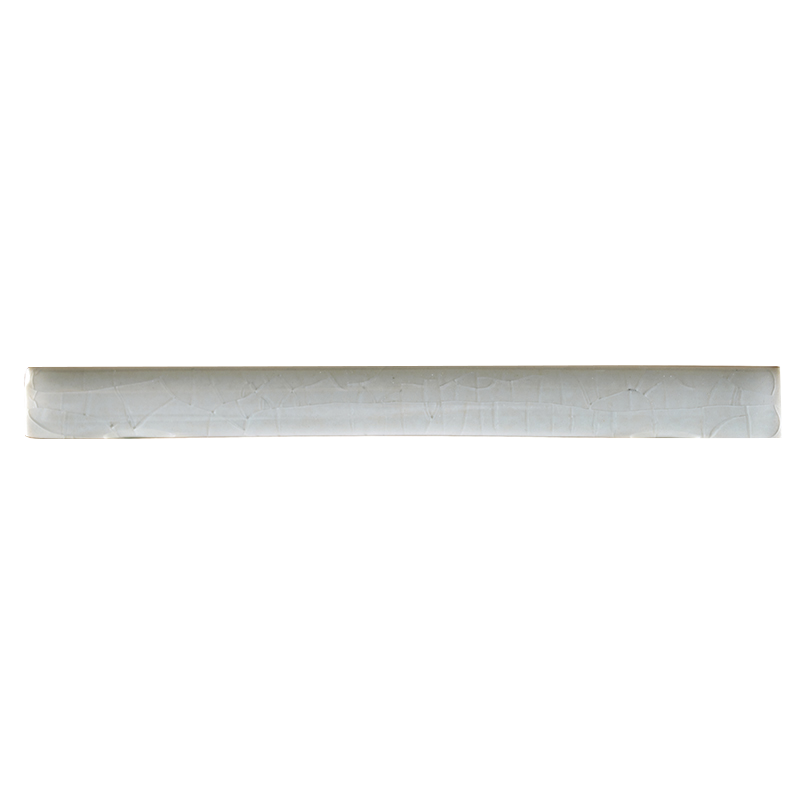 Ceramic tile trim in Morning Fog Quarter Round Molding