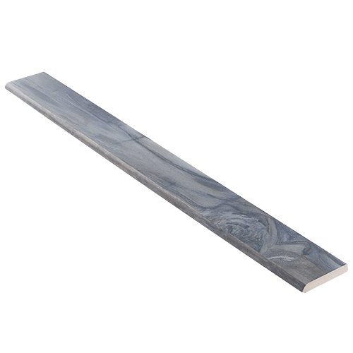 Pinebrook Blue 3x24 Matte Bullnose Porcelain Trim