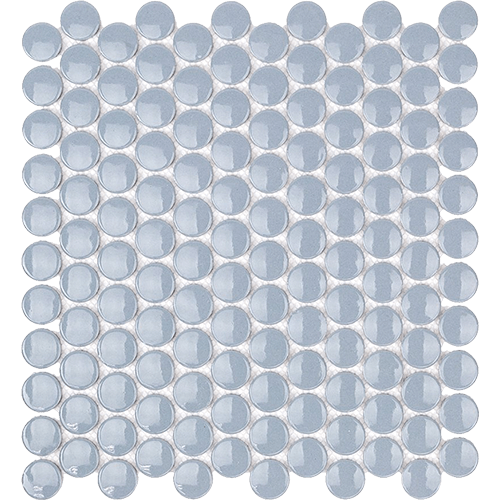 Simple 2.0 Sky Blue 1" Circles Porcelain Tile