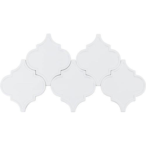 Terra Ignis Relief Lantern Blanco Ceramic Tile