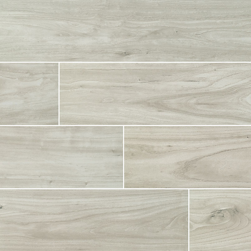 Porcelain tile in Catalina Ice 8x48 Polished