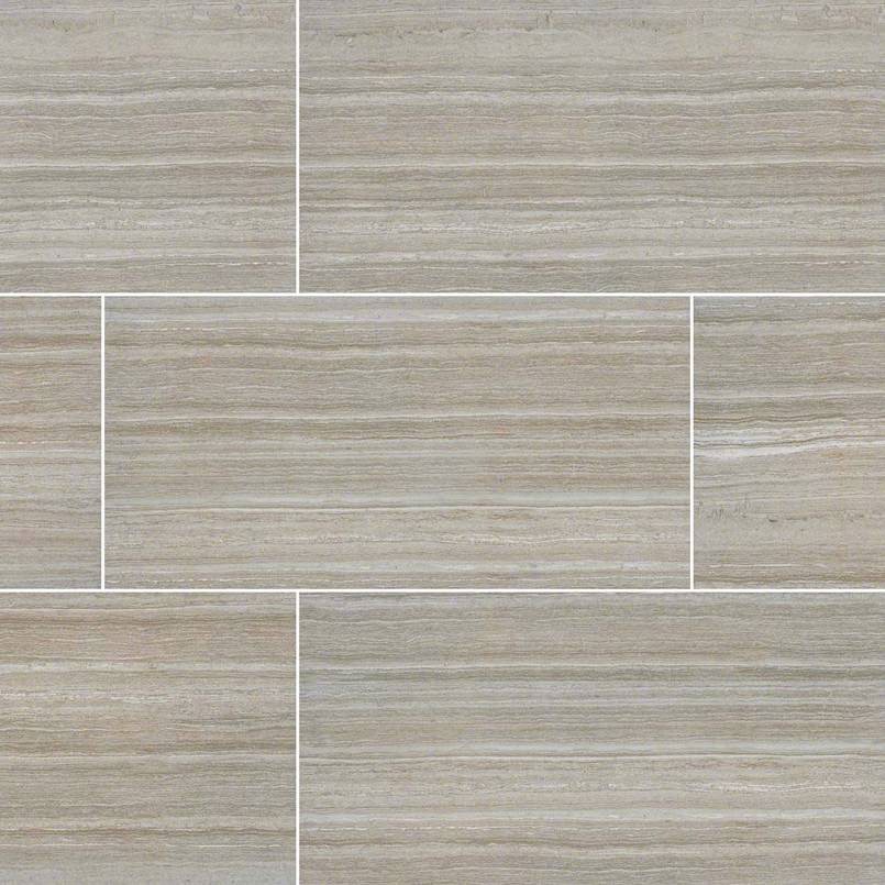 Ceramic tile in Charisma Silver 12x24