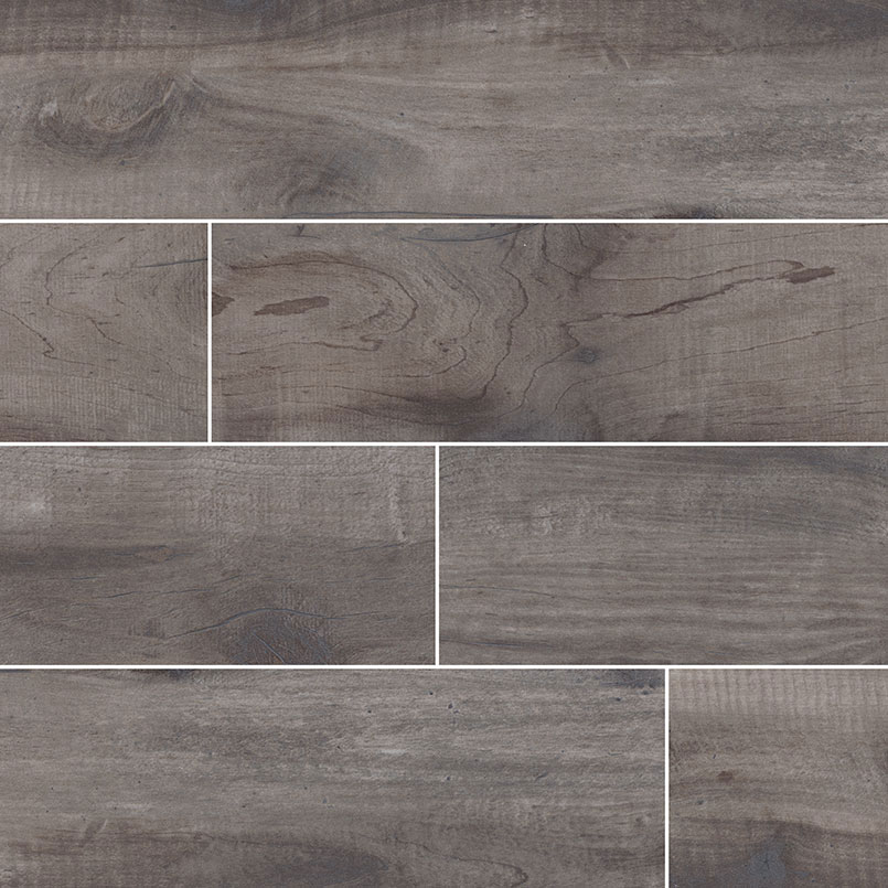 Porcelain tile in Country River Mist 8x48