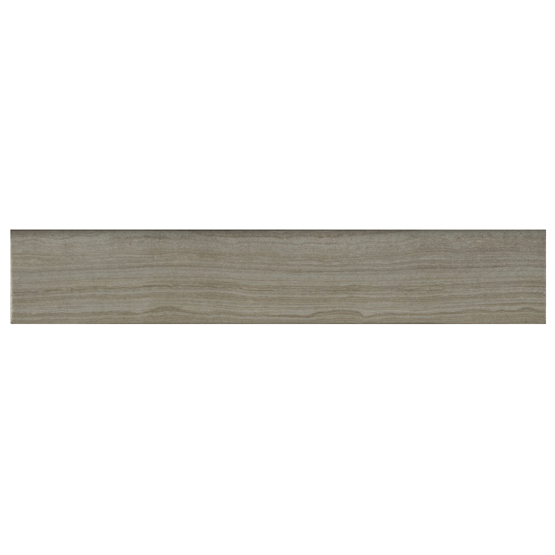 Porcelain tile trim in Eramosa White 3x18 Bull Nose