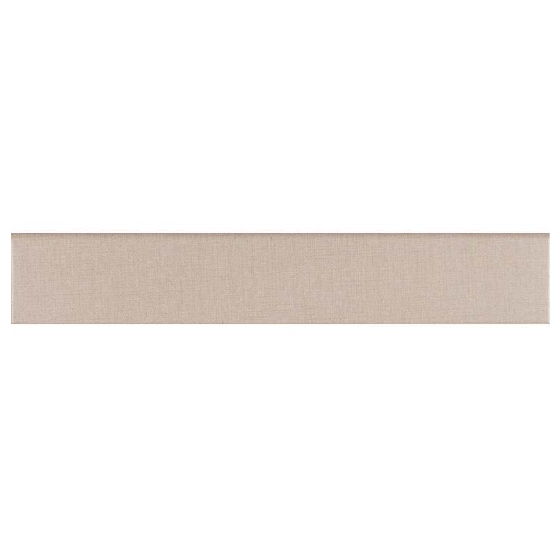 Porcelain tile trim in Focus Glacier 3x18 Matte Bull Nose