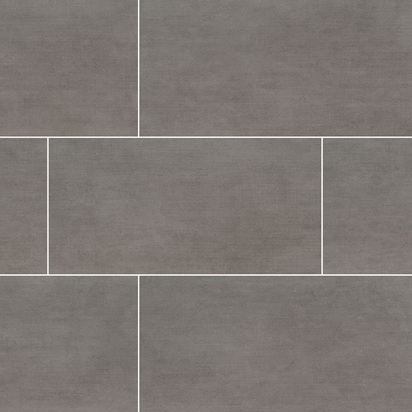 Ceramic tile in Gridscale Graphite