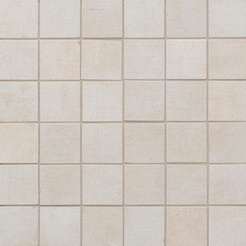 Ceramic Mosaic sheet tile in Gridscale Ice 2x2 Mosaic