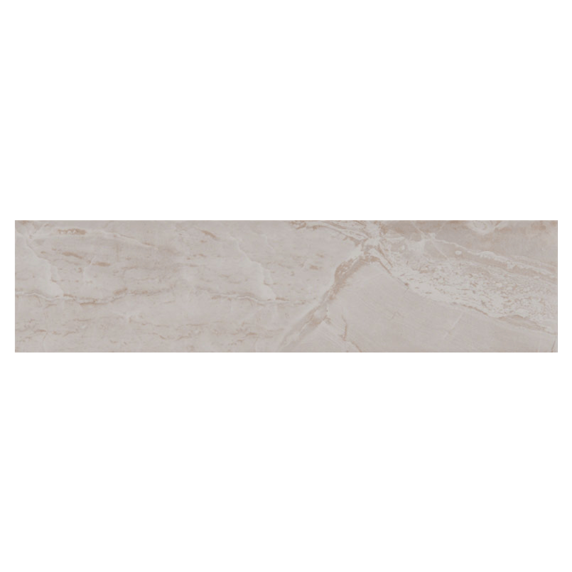 Porcelain tile trim in Onyx Grigio 3x18 Bull Nose Matte