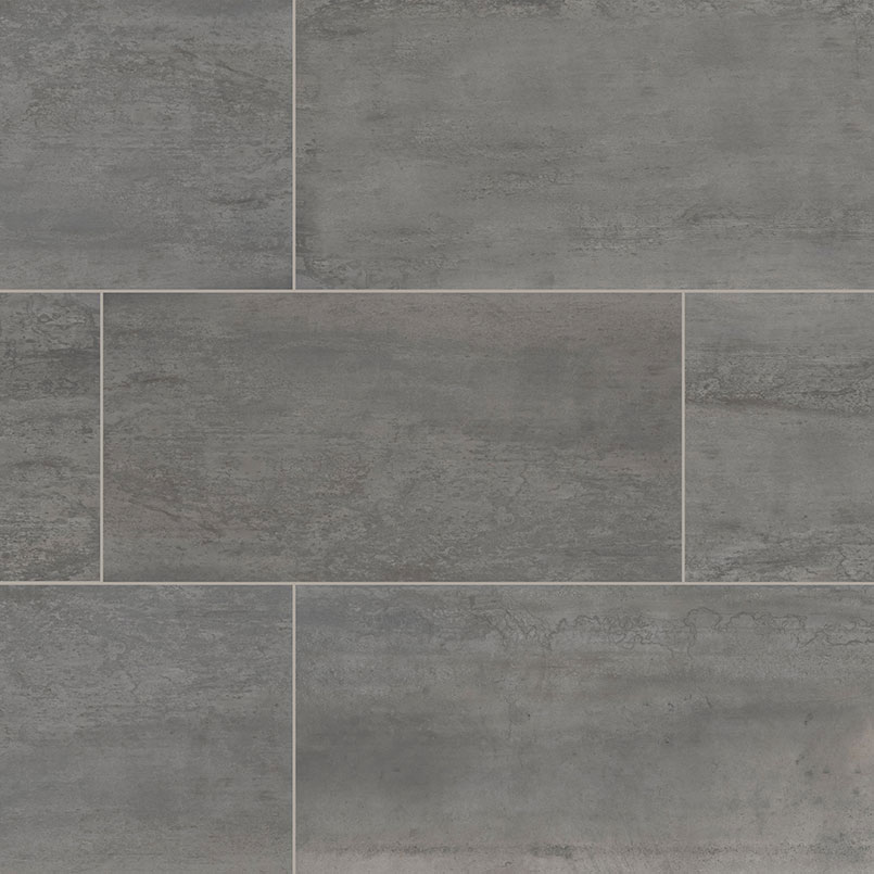 Porcelain tile in Oxide Magnetite 12x24