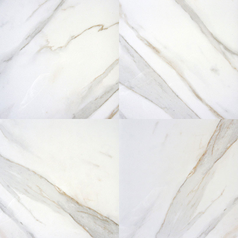 Porcelain tile in Pietra Calacatta 24x24 Polished