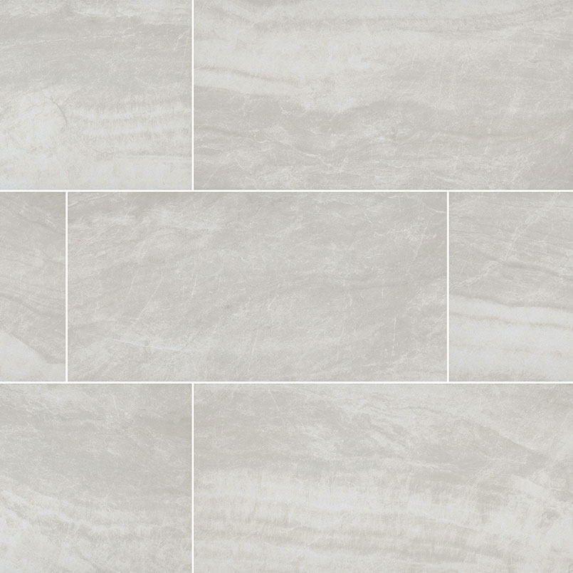 Porcelain tile in Praia Grey 24x48 Polished