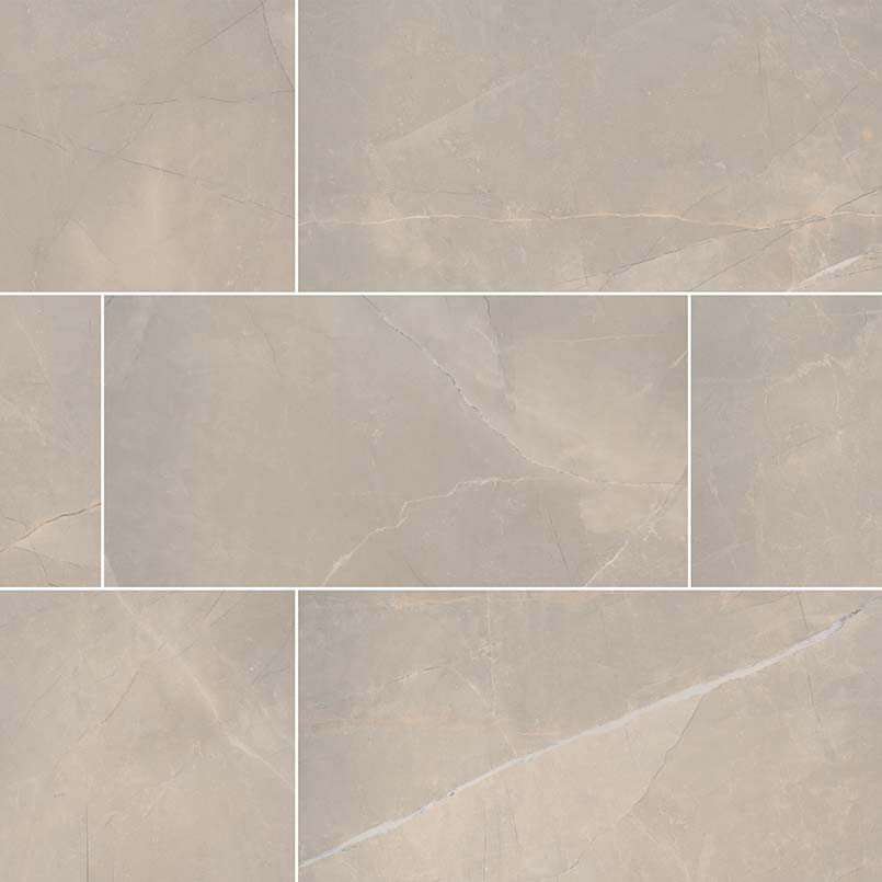 Porcelain tile in Sande Cream 12x24 Matte