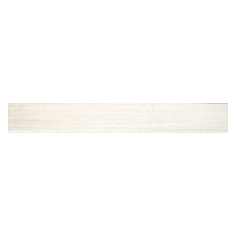 Porcelain tile trim in Watercolor Bianco 3.5x24 Bull Nose