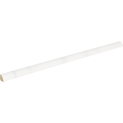 Themar Polished Pencil Bullnose 1/2 x 12 Bianco Lasa Porcelain Trim