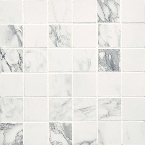 Tru Marmi Mosaico 2 x 2 Arabescato Porcelain Tile