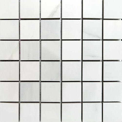 EC Calacatta Gold Matte Mosaic 12 x 12 Porcelain Tile