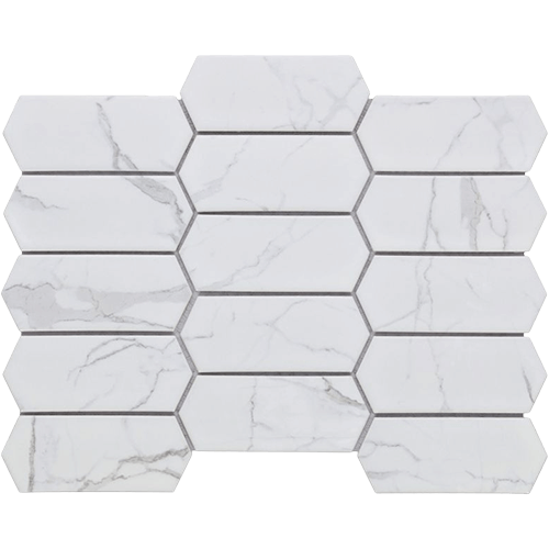 Picket Statuario Matte 10.25 x 13.5 Porcelain Tile