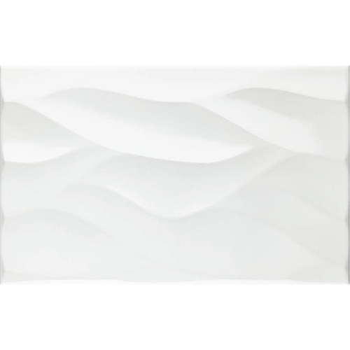 More Natur Glossy White 9-7/8"x15-3/4" Ceramic Wall Tile