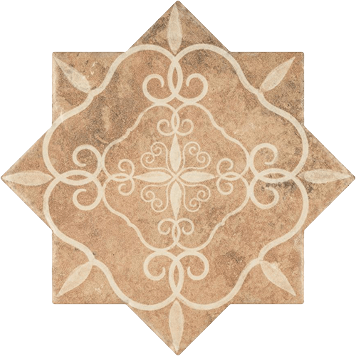 Tech Land Star Fire Temple 6"x6" Porcelain F/W Tile