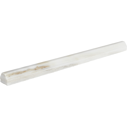 Calacatta Gold Polished Pencil 45 Liner Marble Trim