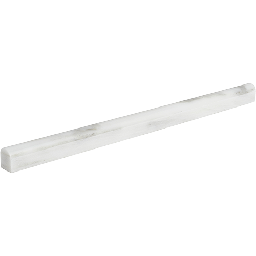 Calacatta Gold Polished Pencil Liner 1/2 x 12 Marble Trim
