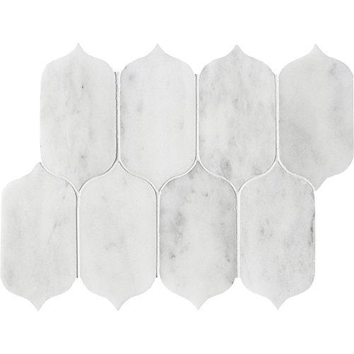 CS Calacatta Gris Honed Lotus Mesh Marble Tile
