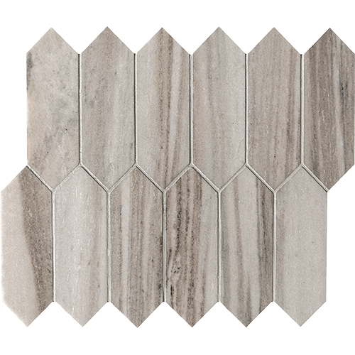 CS Skyline Honed Picket Mesh Marble Tile