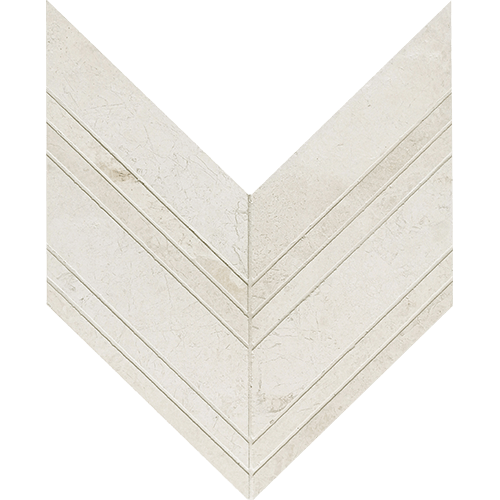 CS Terra Nova Honed Chevron Mesh Marble Tile
