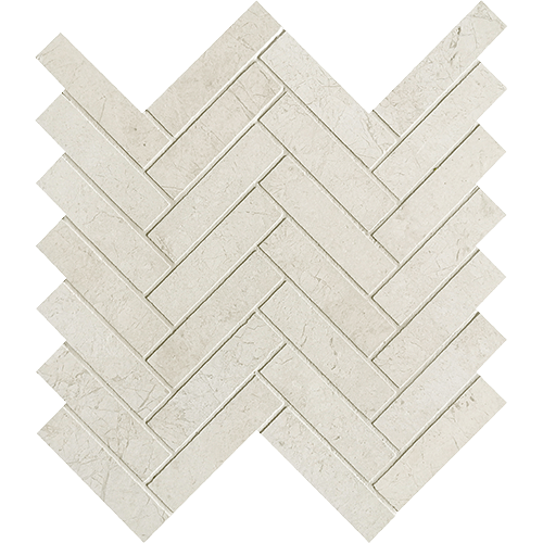 CS Terra Nova Honed Herringbone Mesh Marble Tile