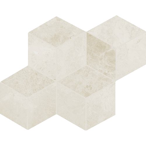 CS Terra Nova Honed Rhomboid Mesh Marble Tile