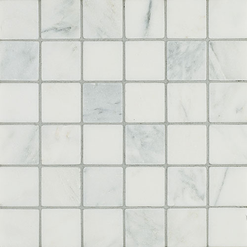 Manhattan Tumbled 2 x 2 Mesh Marble Tile