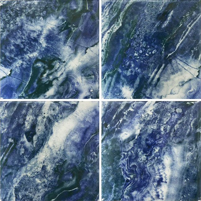 Rio 6 x 6 Persian Blue Mosaic Tile