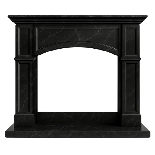 Custom #49 Fireplace-Nero Marquina Marble